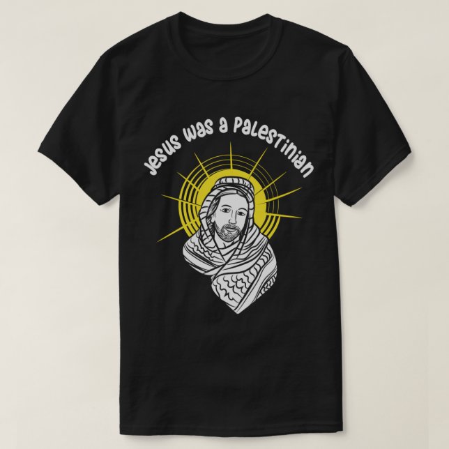 T-shirt Jésus Était Palestinien (Design devant)