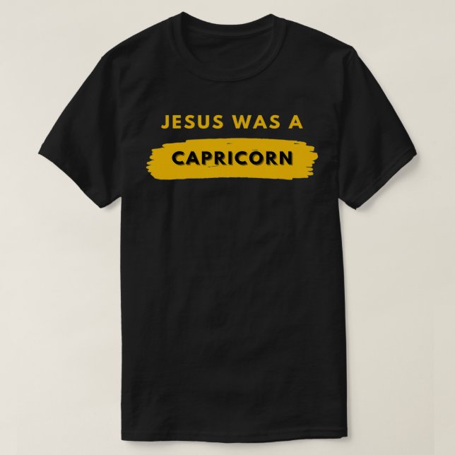 T-shirt Jésus était un Capricorne (Design devant)