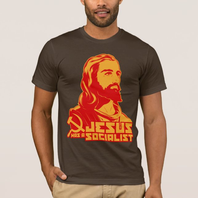 T-shirt Jésus était un socialiste (Devant)