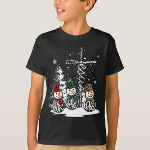 T-shirt Jesus Faith Hope Love Snowman Funny Joyeux Noël Po
