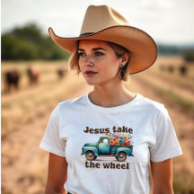 Jésus Floral Prends le Volant - Camion de Campagne
