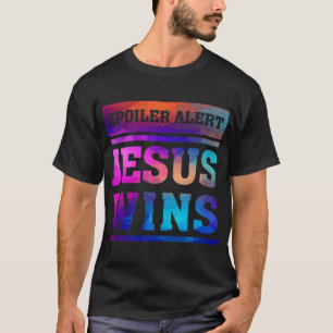 T-shirt Jésus gagne la foi chrétienne en disant rap de la