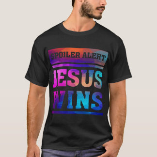 T-shirt Jésus gagne la foi chrétienne en disant rap de la
