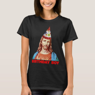T-shirt Jésus garçon d'anniversaire drôle chapeau de fête 