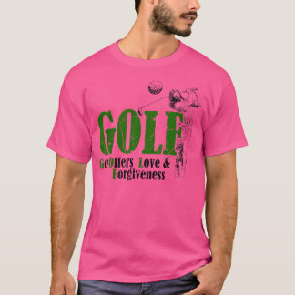 T-shirt Jesus Golf Sport Dieu Offre Amour Et Pardon Fu