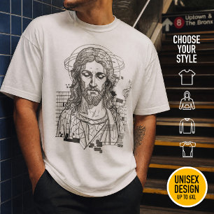 T-shirt Jésus Grille Rétro Roi des Rois Apocalypse 19:16