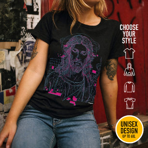 T-shirt Jésus Grille Rétro Roi des Rois Apocalypse 19:16