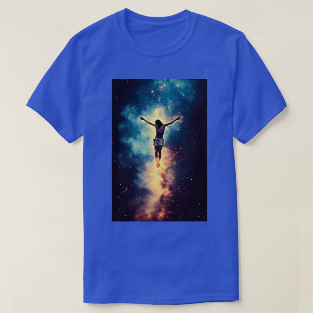 T-shirt Jesus In Space Resurrection 01 (Design devant)