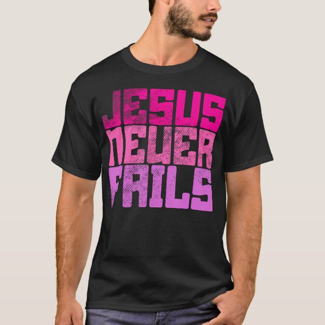 T-shirt Jésus Jamais (Devant)