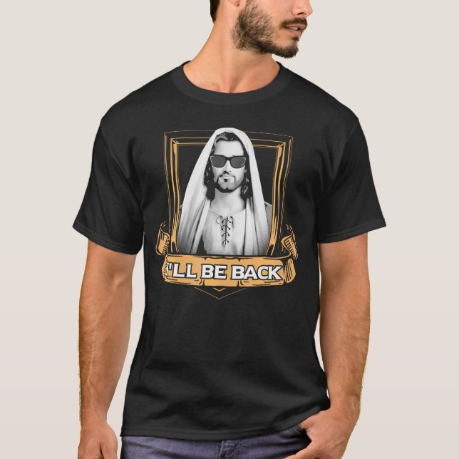 T-shirt Jésus Je Reviendrai Drôle Pour Les Chrétiens (Devant)