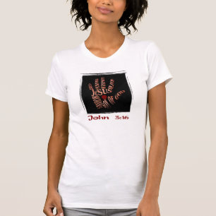 T-shirt Jésus- Jean 3:16