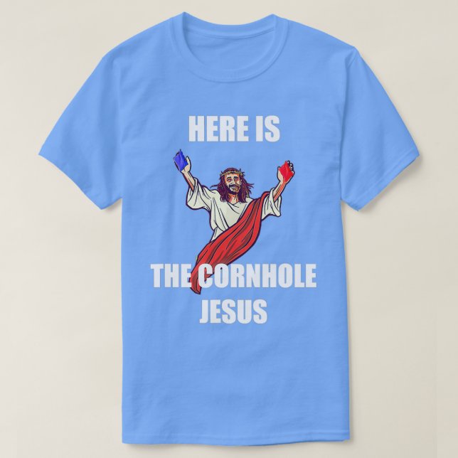T-shirt Jésus Jouant à Cornhole Jésus Christ (Design devant)