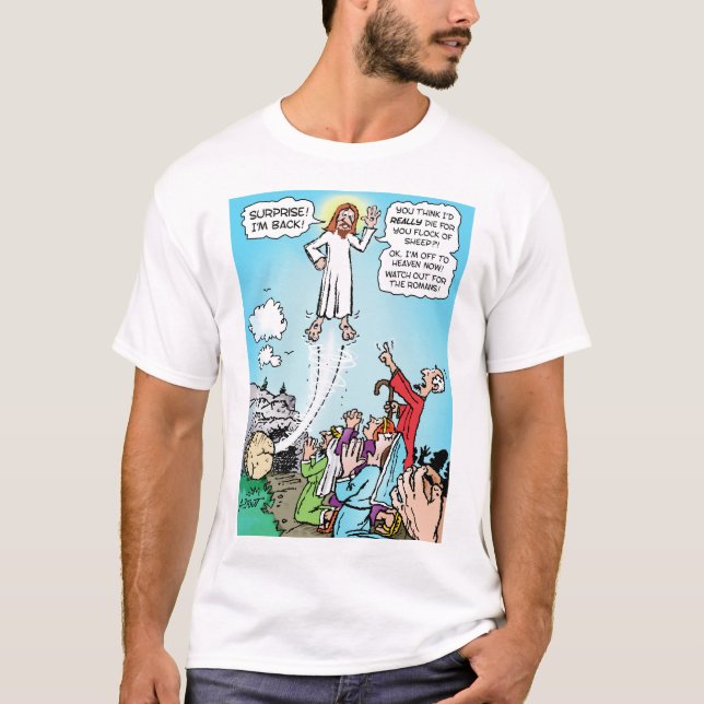 T-shirt Jésus KINDA est mort pour nos péchés ! - (Devant)