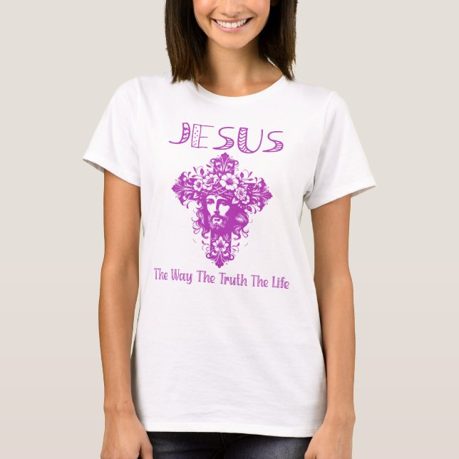 T-shirt Jésus La Vérité La Vie (Devant)
