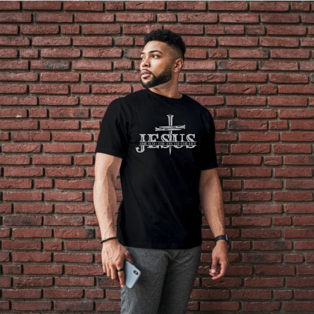T-shirt Jésus La Vérité La Vie Chrétienne (Créateur téléchargé)