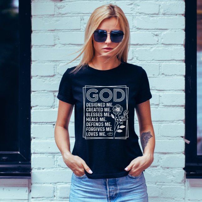 T-shirt Jésus La Voie La Vérité Christine Dieu Citer (Créateur téléchargé)