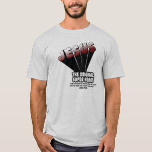 T-shirt Jésus : Le 19h10 original de Luc de superhéros