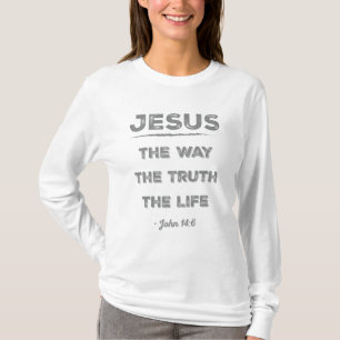 T-shirt Jésus : Le Chemin, la Vérité, la Vie