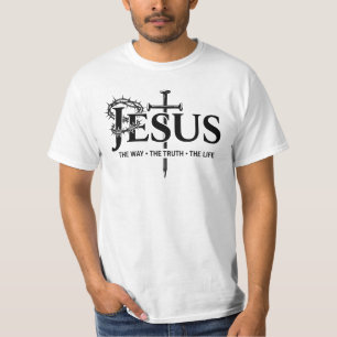 T-shirt Jésus Le Chemin La Vérité La Vie