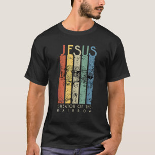 T-shirt JÉSUS Le Créateur du Noé Arc-en-Ciel et de l'Arche
