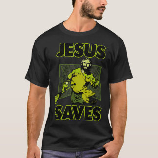 T-shirt Jésus Le Gardien De La Crosse Sauve La Chemise Du 
