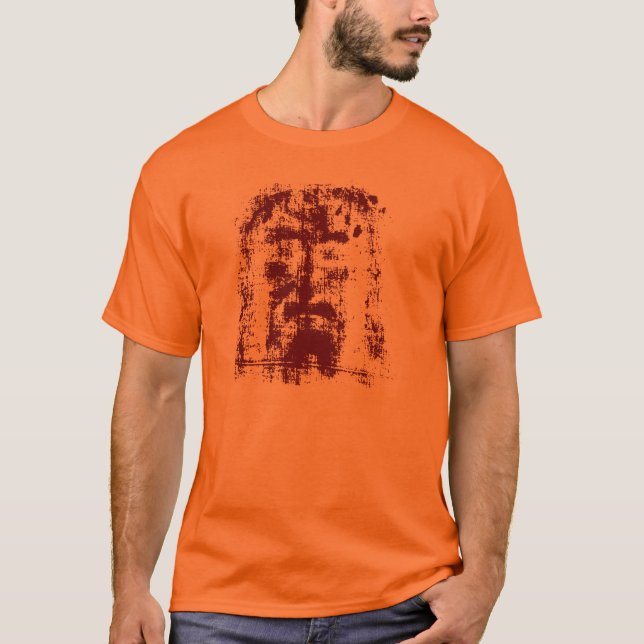 T-shirt Jésus, linceul Turin (Devant)