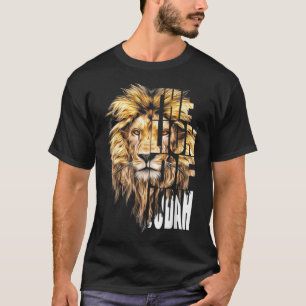 T-shirt Jésus Lion de Juda Christian Don pour Hommes Femme