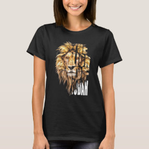 T-shirt Jésus Lion de Juda Christian Don pour Hommes Femme