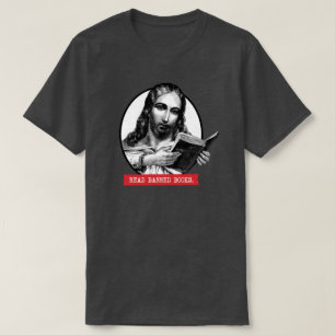 T-shirt Jésus Lit Des Livres Interdits