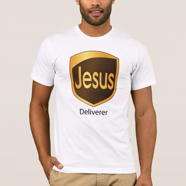 T-shirt Jésus. Livreur (Devant)