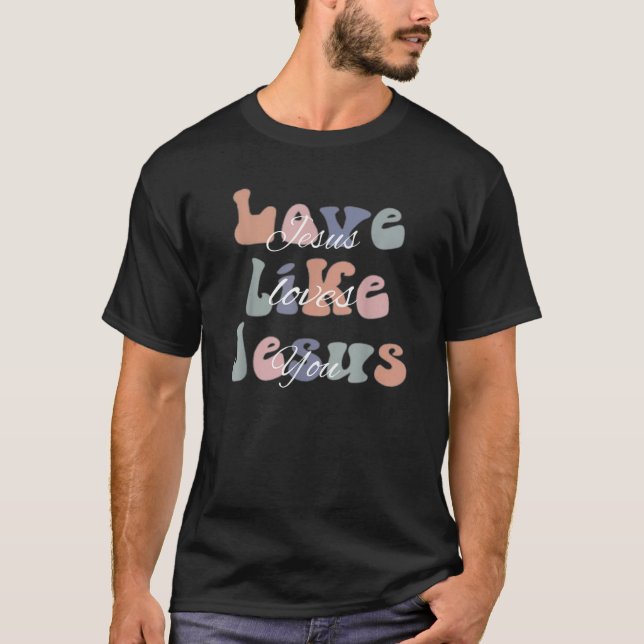 T-shirt Jesus Loves You This I Know Christian Love Retro V (Devant)