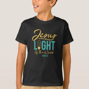 T-shirt Jésus Lumière Du Monde - Bible Verse
