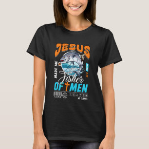 T-shirt Jésus m'a fait pêcheur d'hommes Foi chrétienne Pêc