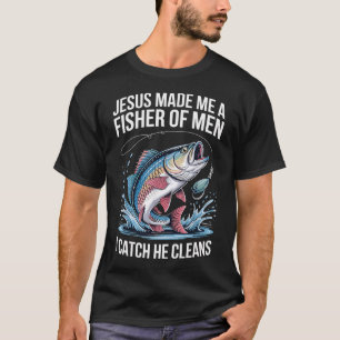 T-shirt Jésus m'a fait un pêcheur d'hommes