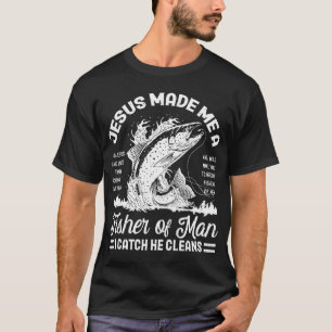 T-shirt Jésus m'a fait un pêcheur d'hommes