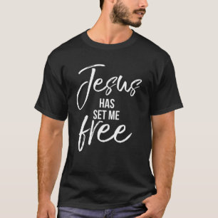 T-shirt Jésus M'A Libéré Chemise Cool Vintage Christian