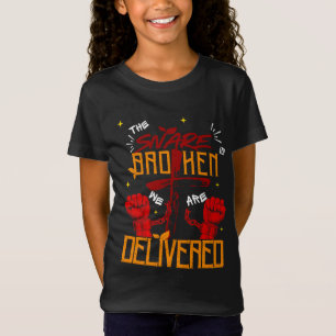 T-Shirt Jésus m'a libéré Croyante chrétienne spirituelle F