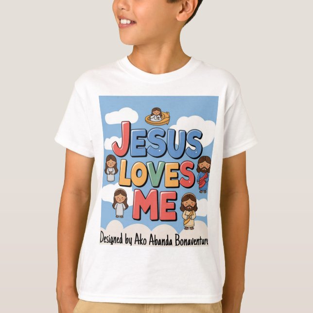 T-shirt Jésus m'aime (Devant)