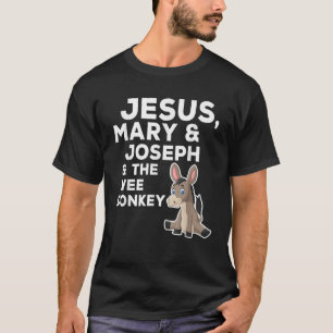 T-shirt Jésus Marie Joseph et l'âne de Wee