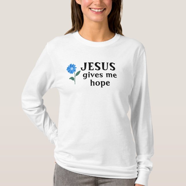 T-shirt Jésus me donne espoir (Devant)