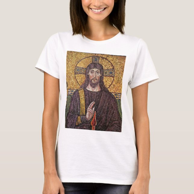T-shirt Jesus Mosaic (Devant)