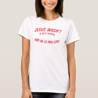 T-shirt Jésus n'était pas un hippie