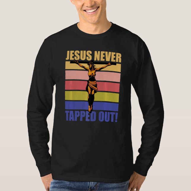 T-shirt Jesus never tapped out   (Devant)