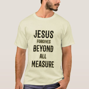 T-shirt Jésus Pardonne Au-Delà De Toute Mesure Royal Luxur
