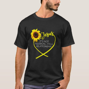 T-shirt Jésus Pas Religion Une Relation Foi Chrétienne
