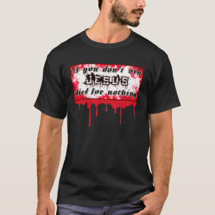 T-shirt Jésus Péché #5 Hérésie de vrai Metalhead Moshpit M