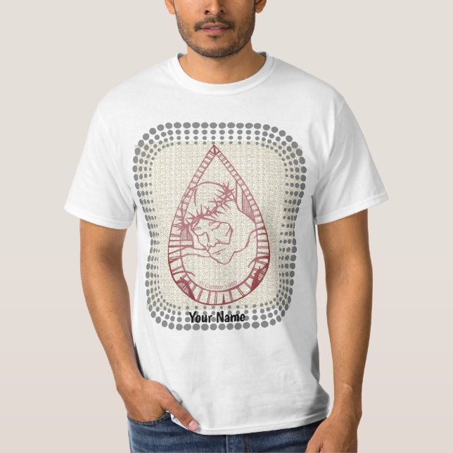 T-shirt Jésus pleura  (Devant)