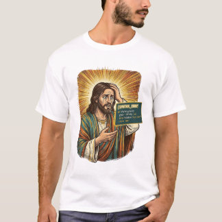 T-shirt Jésus pleurant Erreur de syntaxe Codage Programmeu