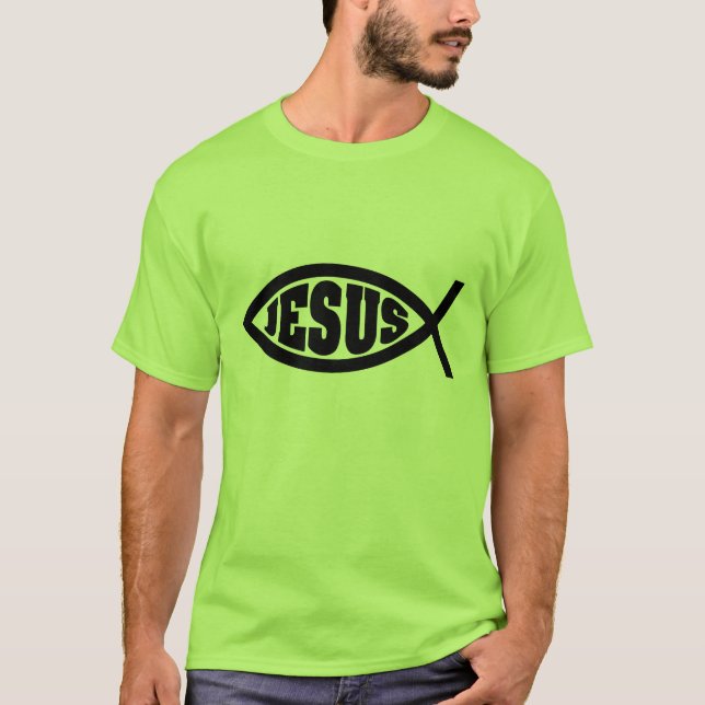 T-shirt Jésus poisson (Devant)