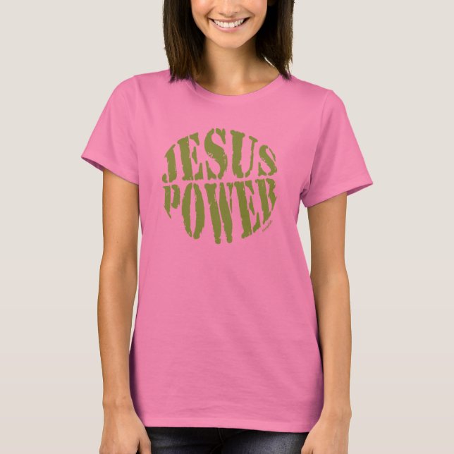 T-shirt Jesus Power (Devant)